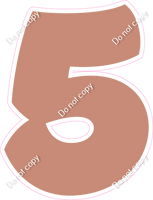 BBT 30" Individuals - Flat Rose Gold 5