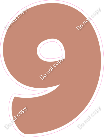 BBT 30" Individuals - Flat Rose Gold 9