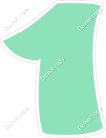 BBT 30" Individuals - Flat Sea Foam 1