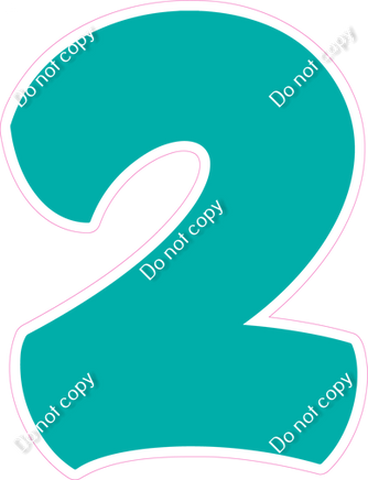 BBT 30" Individuals - Flat Teal 2