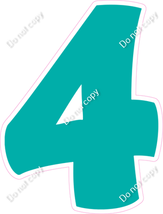 BBT 30" Individuals - Flat Teal 4