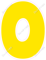 BBT 30" Individuals - Flat Yellow