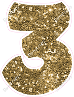 BBT 30" Individuals - Gold Sparkle 3