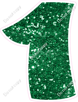 BBT 30" Individuals - Green Sparkle 1