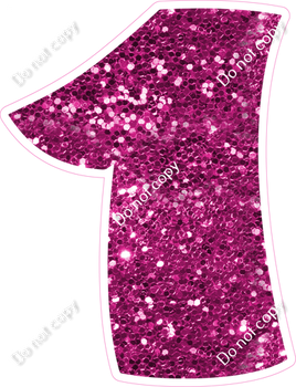 BBT 30" Individuals - Hot Pink Sparkle 1