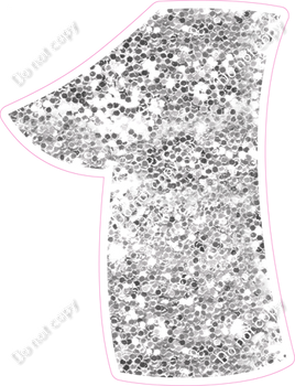 BBT 30" Individuals - Light Silver Sparkle 1