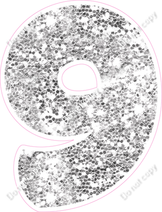 BBT 30" Individuals - Light Silver Sparkle 9