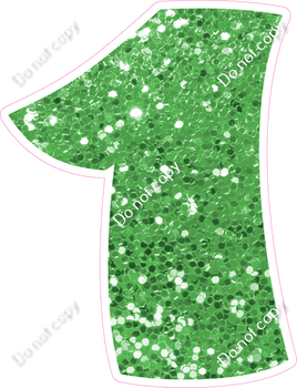 BBT 30" Individuals - Lime Green Sparkle 1