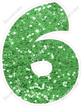 BBT 30" Individuals - Lime Green Sparkle 6