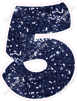 BBT 30" Individuals - Navy Blue Sparkle 5