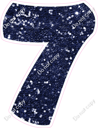 BBT 30" Individuals - Navy Blue Sparkle 7