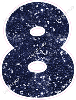 BBT 30" Individuals - Navy Blue Sparkle 8