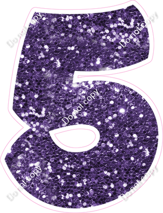 BBT 30" Individuals - Purple Sparkle 5