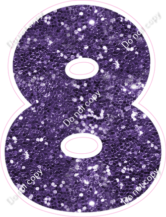 BBT 30" Individuals - Purple Sparkle 8