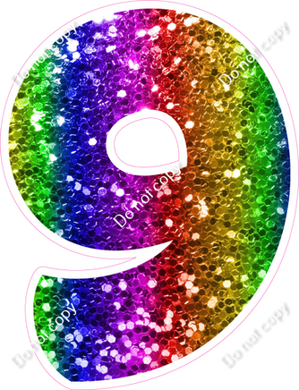 BBT 30" Individuals - Rainbow Sparkle 9