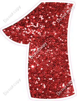 BBT 30" Individuals - Red Sparkle 1