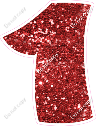 BBT 30" Individuals - Red Sparkle 1