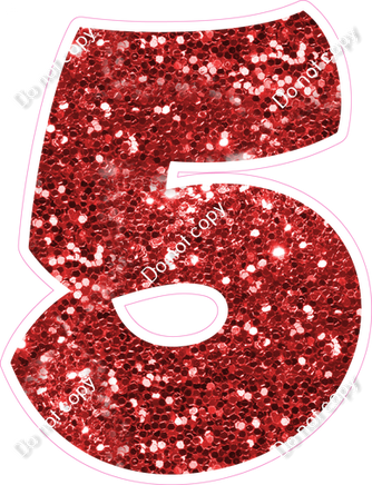 BBT 30" Individuals - Red Sparkle 5