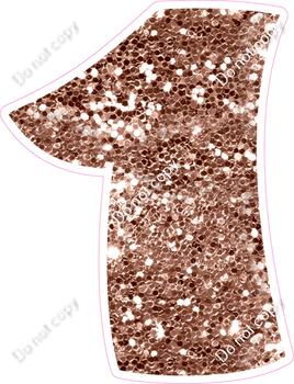 BBT 30" Individuals - Rose Gold Sparkle 1