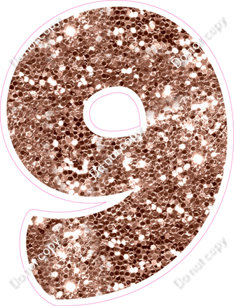 BBT 30" Individuals - Rose Gold Sparkle 9