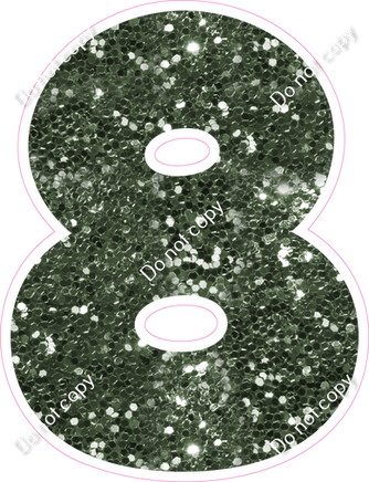 BBT 30" Individuals - Sage Sparkle 8