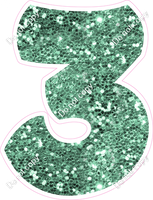 BBT 30" Individuals - Sea Foam Sparkle 3