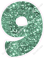 BBT 30" Individuals - Sea Foam Sparkle 9