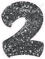 BBT 30" Individuals - Silver Sparkle 2