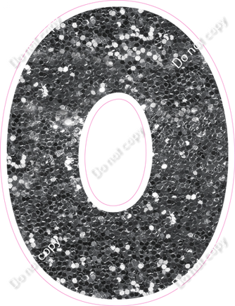 BBT 30" Individuals - Silver Sparkle