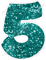 BBT 30" Individuals - Teal Sparkle 5