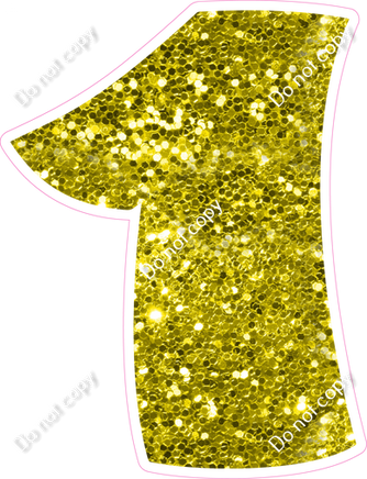 BBT 30" Individuals - Yellow Sparkle 1