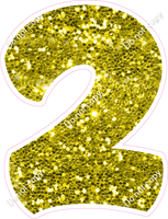 BBT 30" Individuals - Yellow Sparkle 2