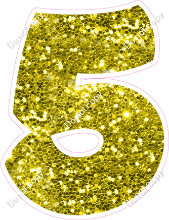 BBT 30" Individuals - Yellow Sparkle 5