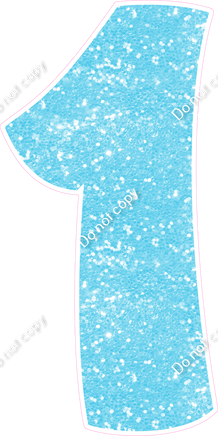 BBT 47" Individuals - Baby Blue Sparkle 1