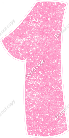 BBT 47" Individuals - Baby Pink Sparkle 1