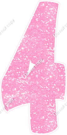 BBT 47" Individuals - Baby Pink Sparkle 4