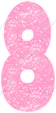 BBT 47" Individuals - Baby Pink Sparkle 8
