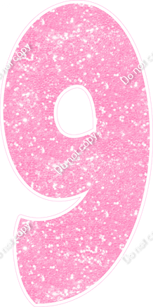 BBT 47" Individuals - Baby Pink Sparkle 9
