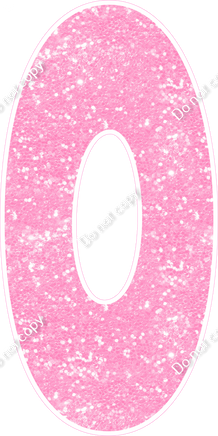 BBT 47" Individuals - Baby Pink Sparkle