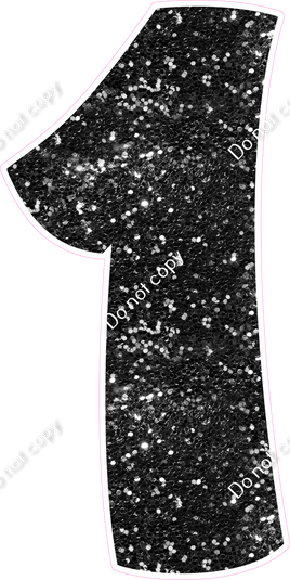 BBT 47" Individuals - Black Sparkle 1