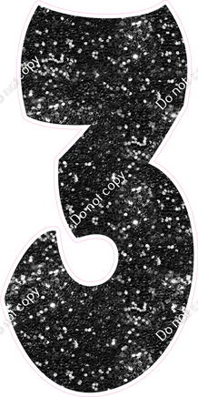 BBT 47" Individuals - Black Sparkle 3