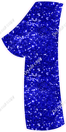 BBT 47" Individuals - Blue Sparkle 1