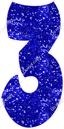 BBT 47" Individuals - Blue Sparkle 3
