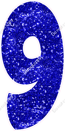 BBT 47" Individuals - Blue Sparkle 9