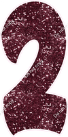 BBT 47" Individuals - Burgundy Sparkle 2