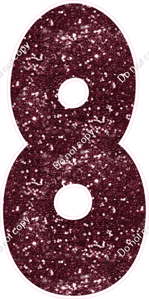BBT 47" Individuals - Burgundy Sparkle 8