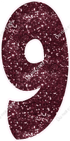 BBT 47" Individuals - Burgundy Sparkle 9