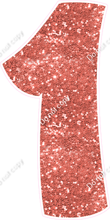 BBT 47" Individuals - Coral Sparkle 1
