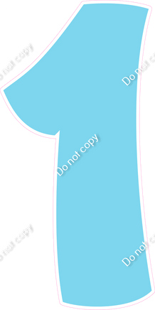 BBT 47" Individuals - Flat Baby Blue 1