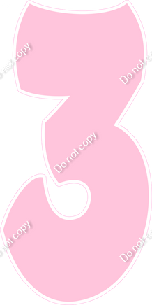 BBT 47" Individuals - Flat Baby Pink 3